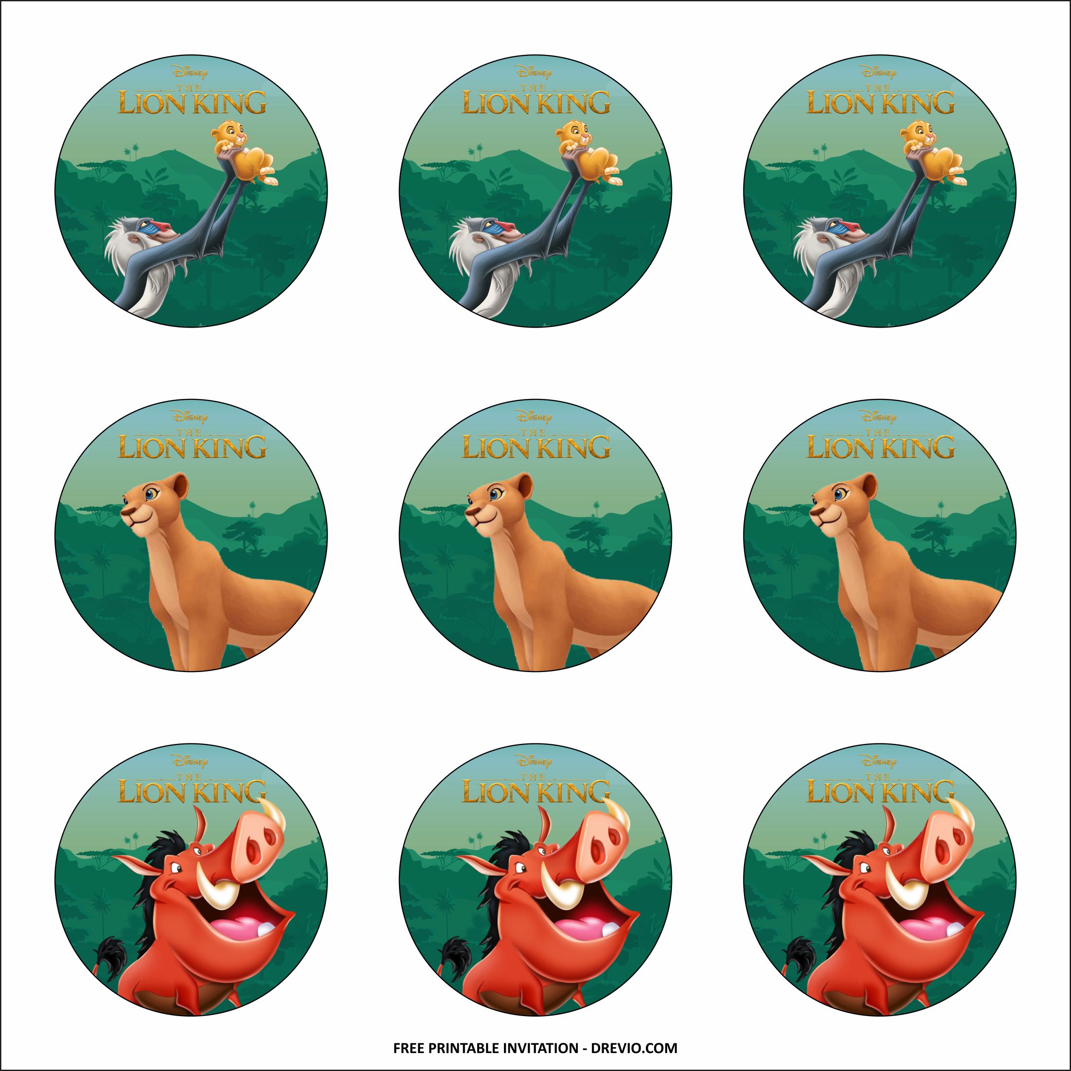 Detail Lion King Printable Images Nomer 24