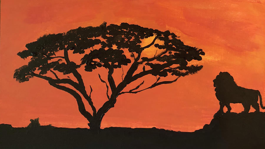 Detail Lion King Tree Silhouette Nomer 18