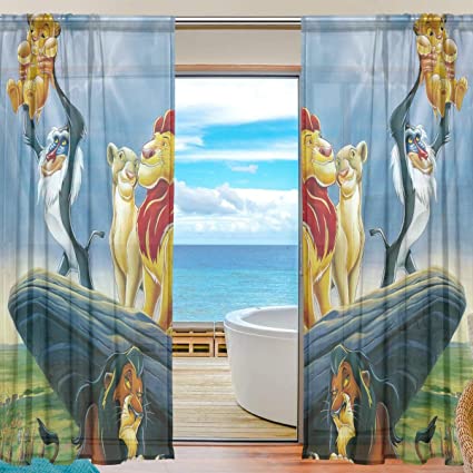 Detail Lion King Window Curtains Nomer 13