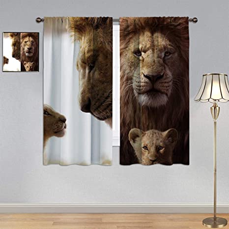 Detail Lion King Window Curtains Nomer 21