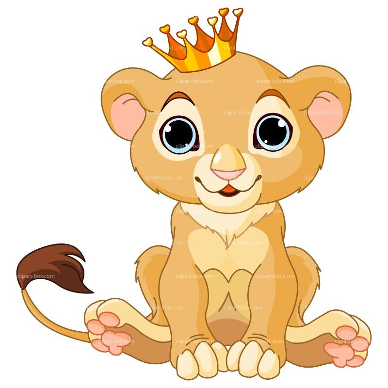 Detail Lion With Crown Clipart Nomer 23