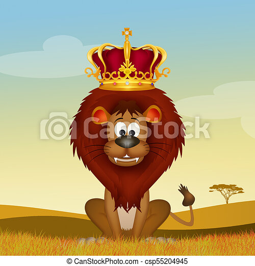 Detail Lion With Crown Clipart Nomer 31
