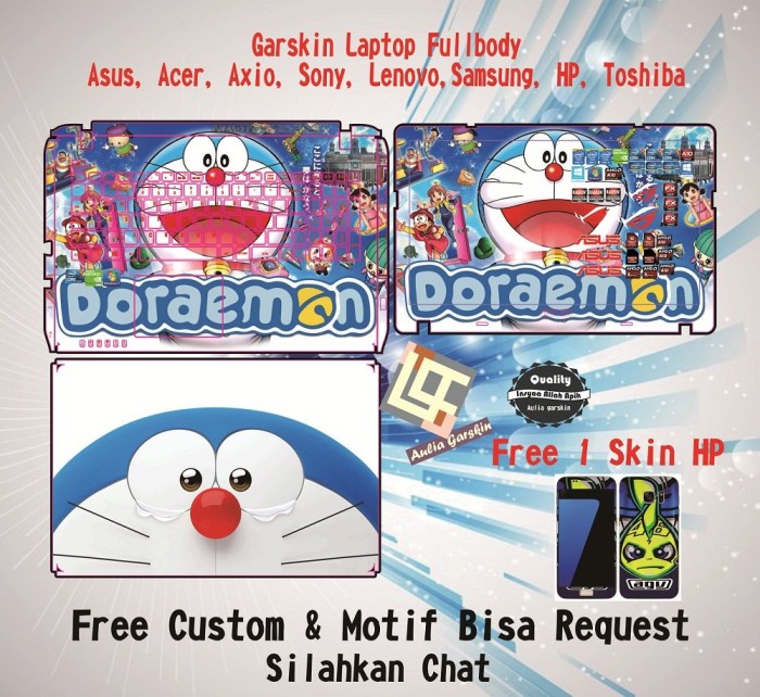 Detail Motif Garskin Doraemon Nomer 41