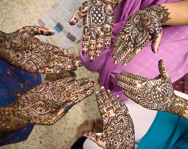 Detail Motif Henna Pengantin Nomer 53