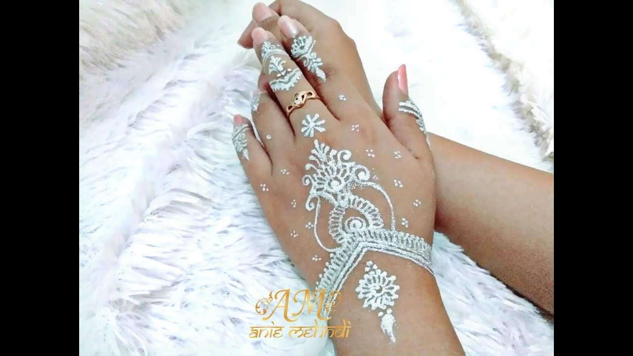 Detail Motif Henna Simple Cincin Nomer 30