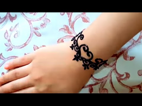 Detail Motif Henna Simple Cincin Nomer 5