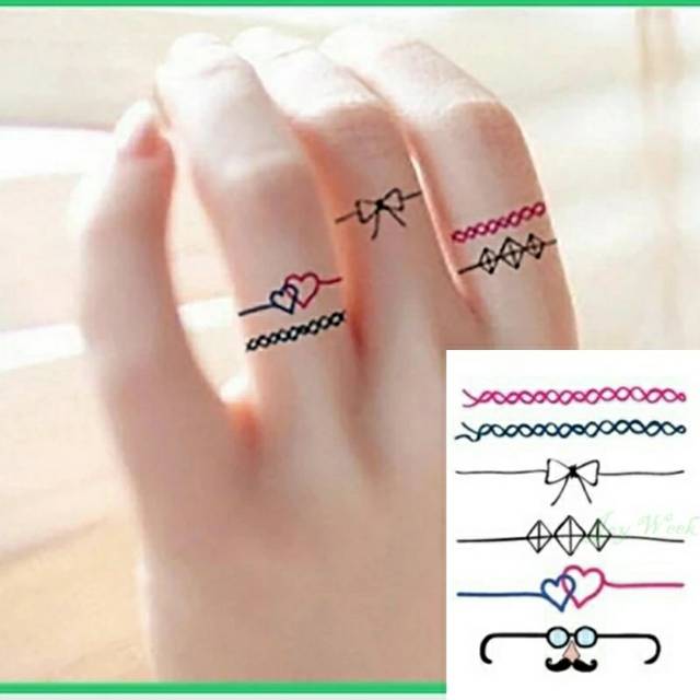 Detail Motif Henna Simple Cincin Nomer 44