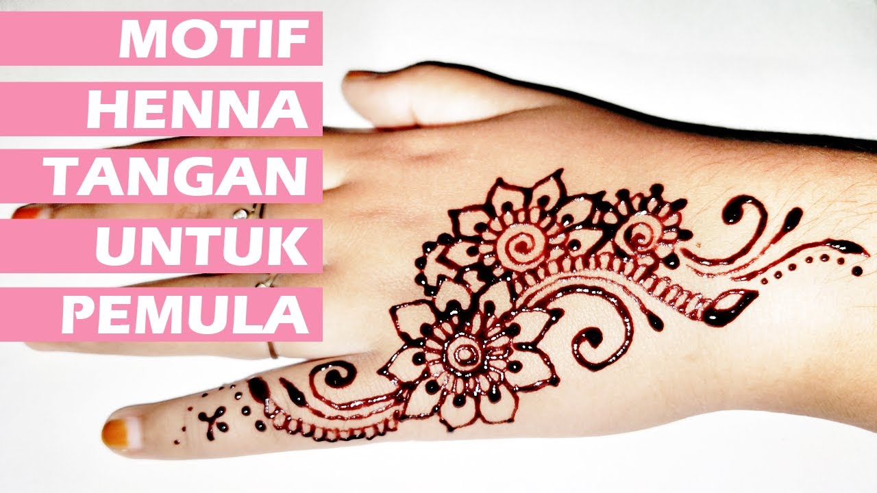 Detail Motif Henna Simple Tangan Nomer 11