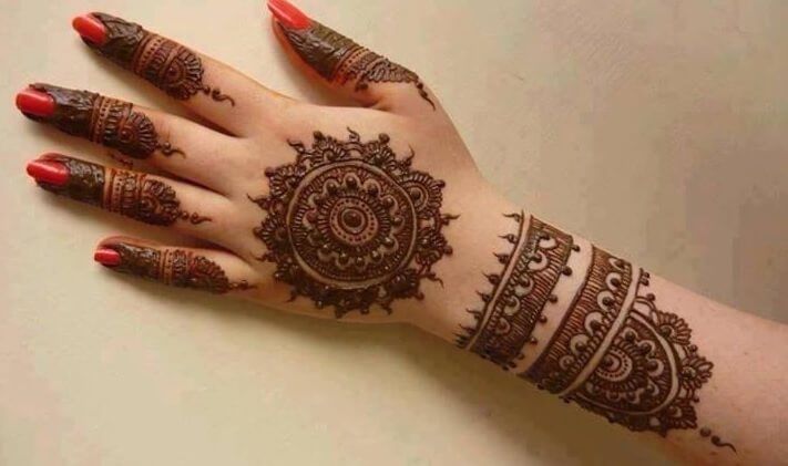 Detail Motif Henna Simple Tangan Nomer 34