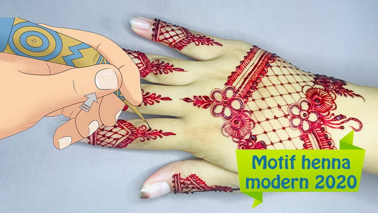 Detail Motif Henna Simple Tangan Nomer 36