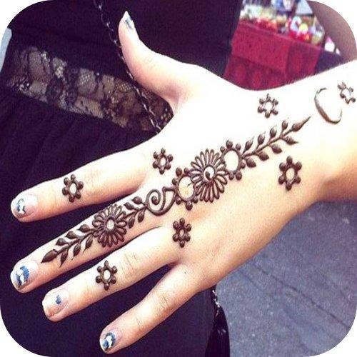 Detail Motif Henna Simple Tangan Nomer 37