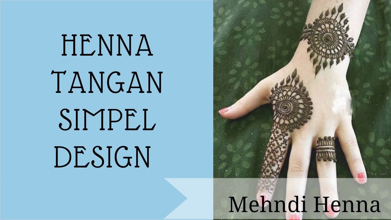 Detail Motif Henna Simple Tangan Nomer 49