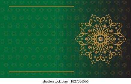 Detail Motif Islami Vector Hijau Nomer 19