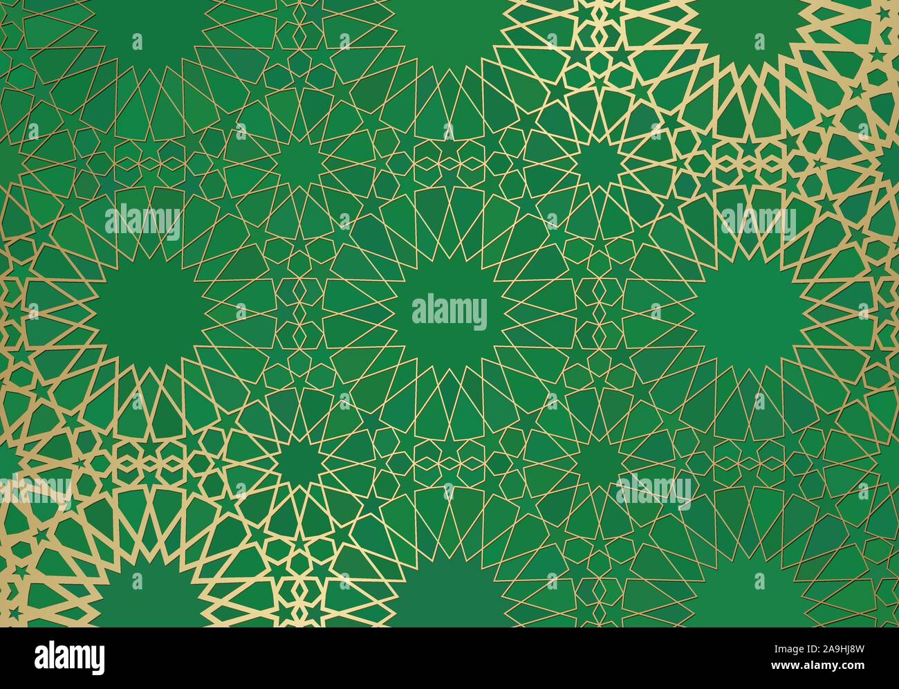 Detail Motif Islami Vector Hijau Nomer 21