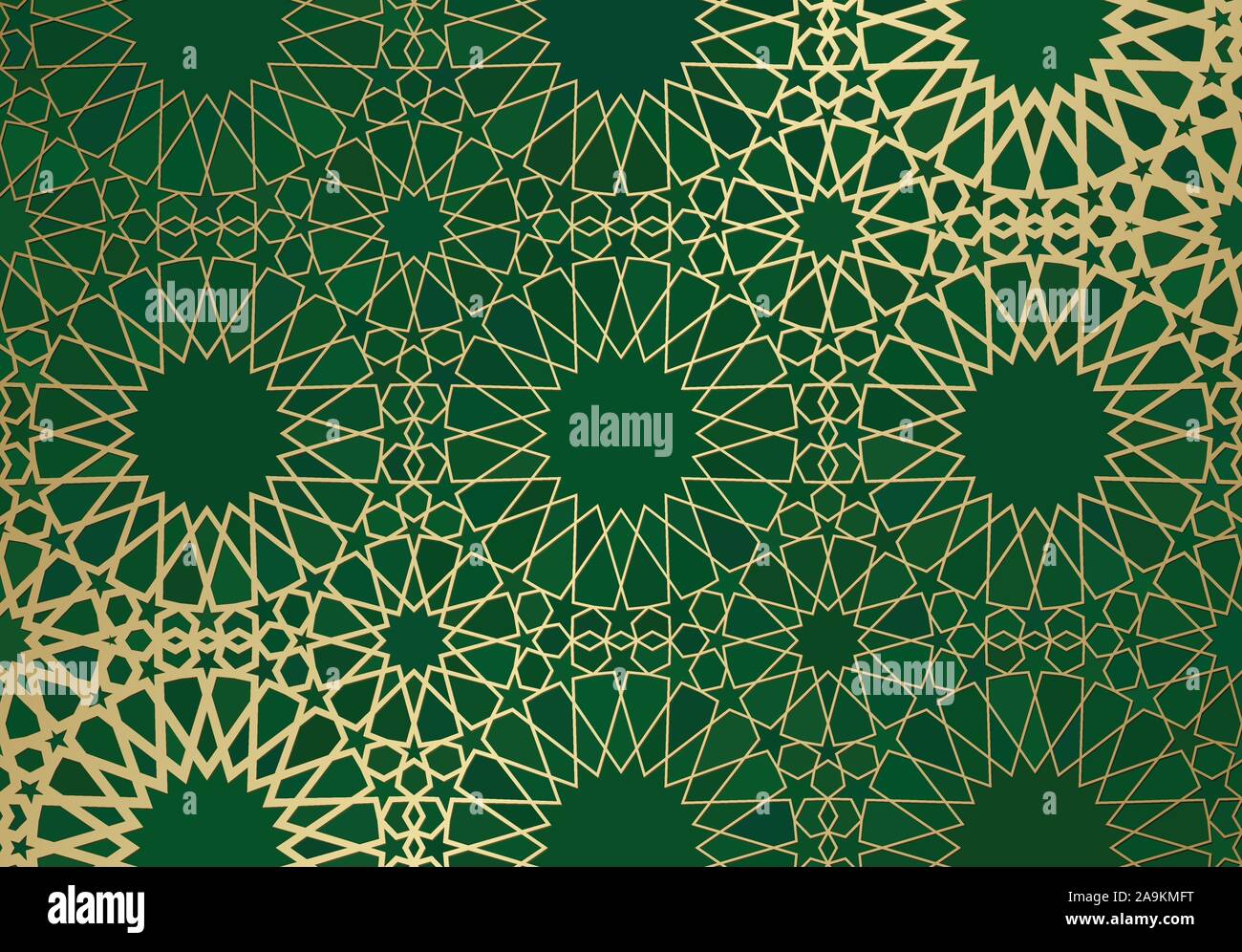 Detail Motif Islami Vector Hijau Nomer 25