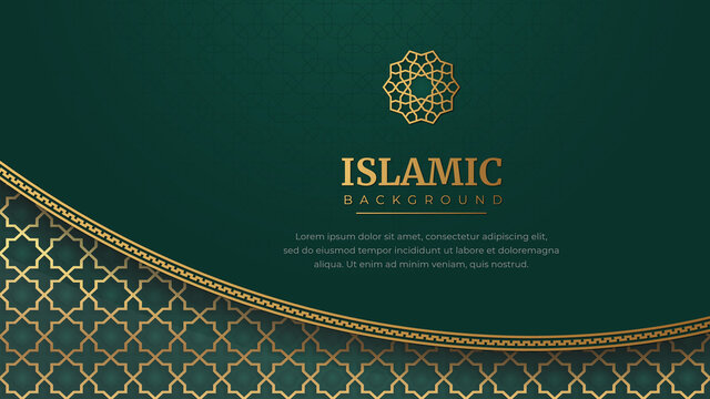 Detail Motif Islami Vector Hijau Nomer 29