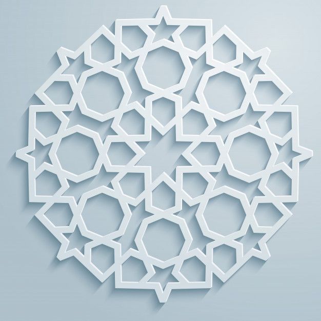 Detail Motif Islami Vector Hijau Nomer 37