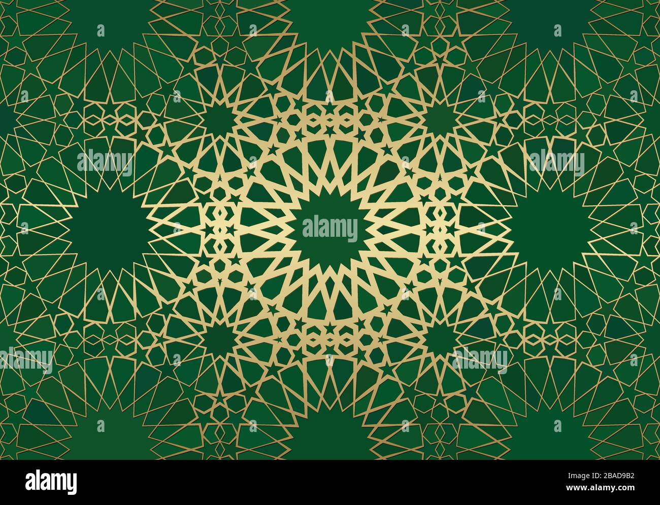 Detail Motif Islami Vector Hijau Nomer 49