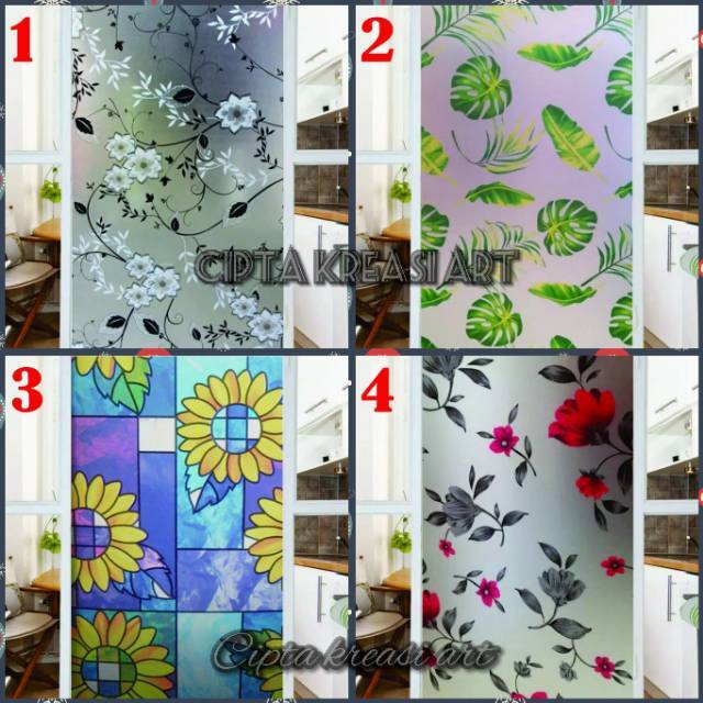 Detail Motif Kaca Film Jendela Rumah Nomer 17