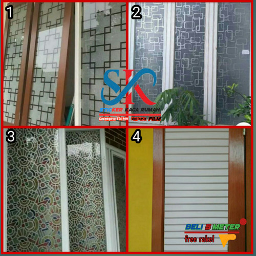 Detail Motif Kaca Film Jendela Rumah Nomer 43