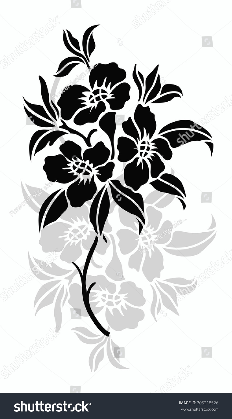 Detail Motif Kembang Vector Nomer 15