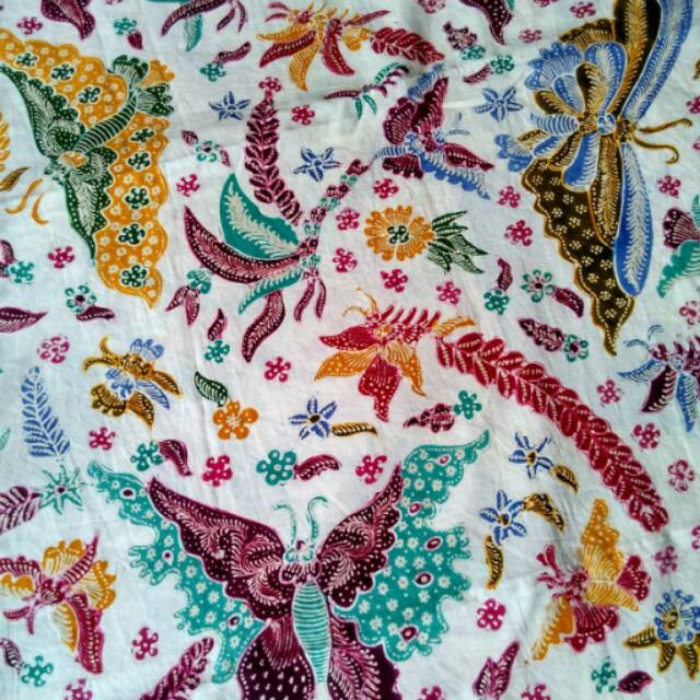 Detail Motif Kupu Kupu Batik Nomer 34