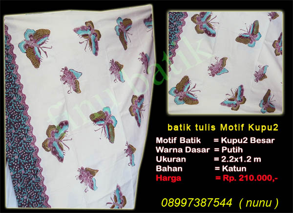 Detail Motif Kupu Kupu Batik Nomer 43