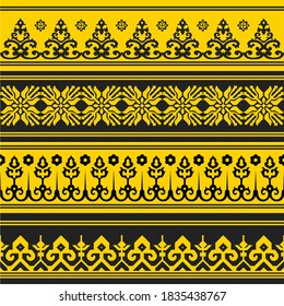 Detail Motif Melayu Vector Nomer 12