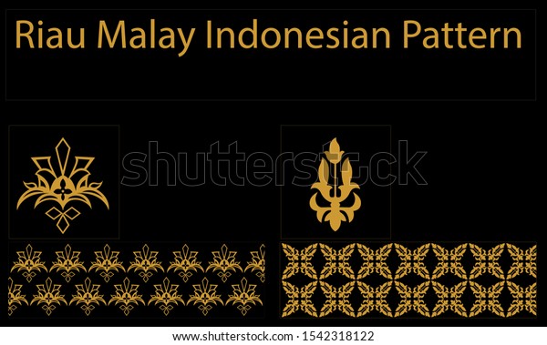 Detail Motif Melayu Vector Nomer 5