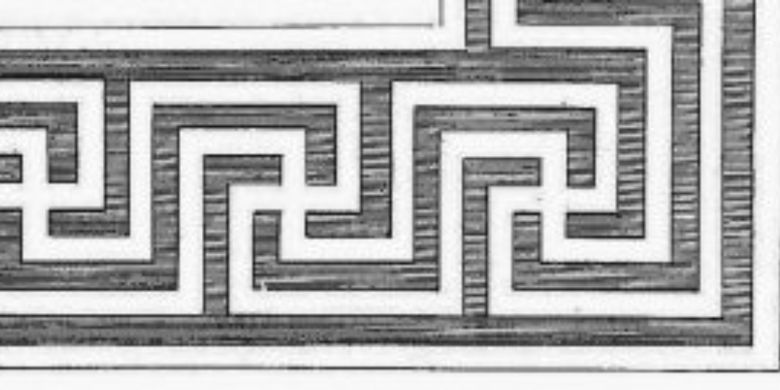 Detail Motif Ornamen Geometris Nomer 24