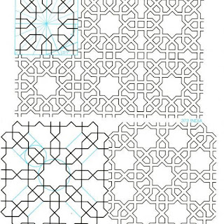 Detail Motif Ornamen Geometris Nomer 40
