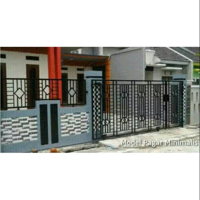 Detail Motif Pagar Rumah Minimalis Nomer 15