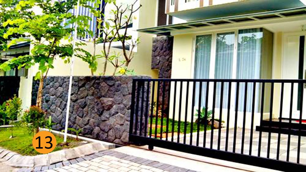 Detail Motif Pagar Rumah Minimalis Nomer 17