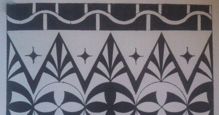 Detail Motif Pinggiran Batik Sederhana Nomer 51