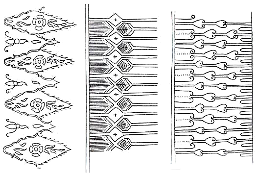 Detail Motif Pinggiran Batik Sederhana Nomer 9