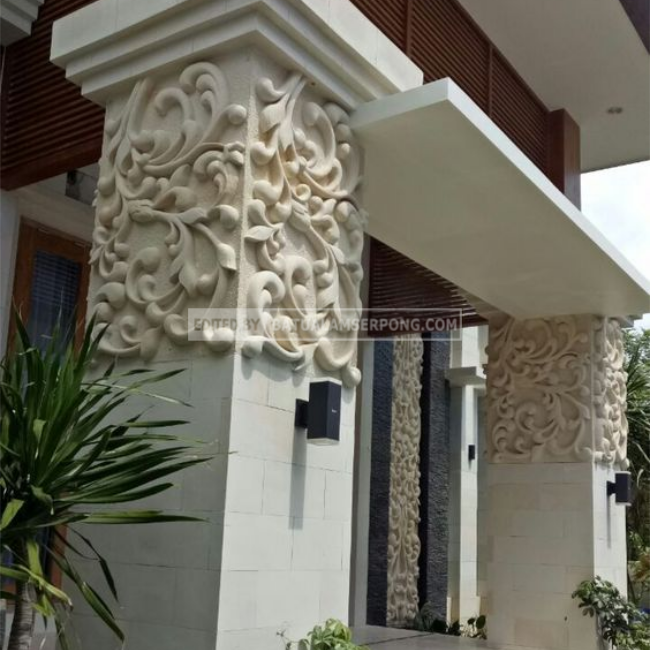 Detail Motif Relief Tiang Nomer 25