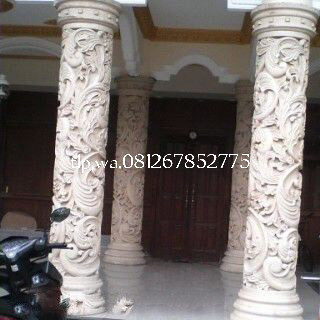 Detail Motif Relief Tiang Nomer 31