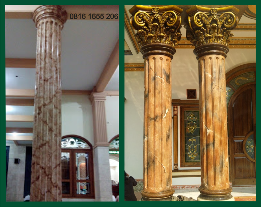 Detail Motif Relief Tiang Nomer 40