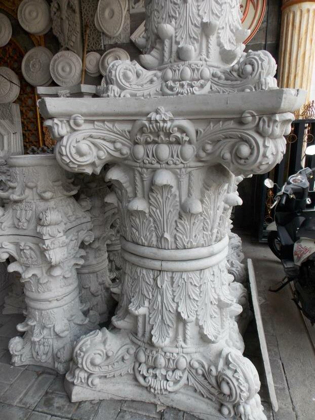 Detail Motif Relief Tiang Nomer 41