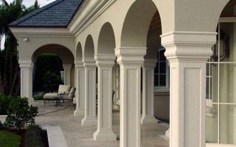 Detail Motif Relief Tiang Nomer 9