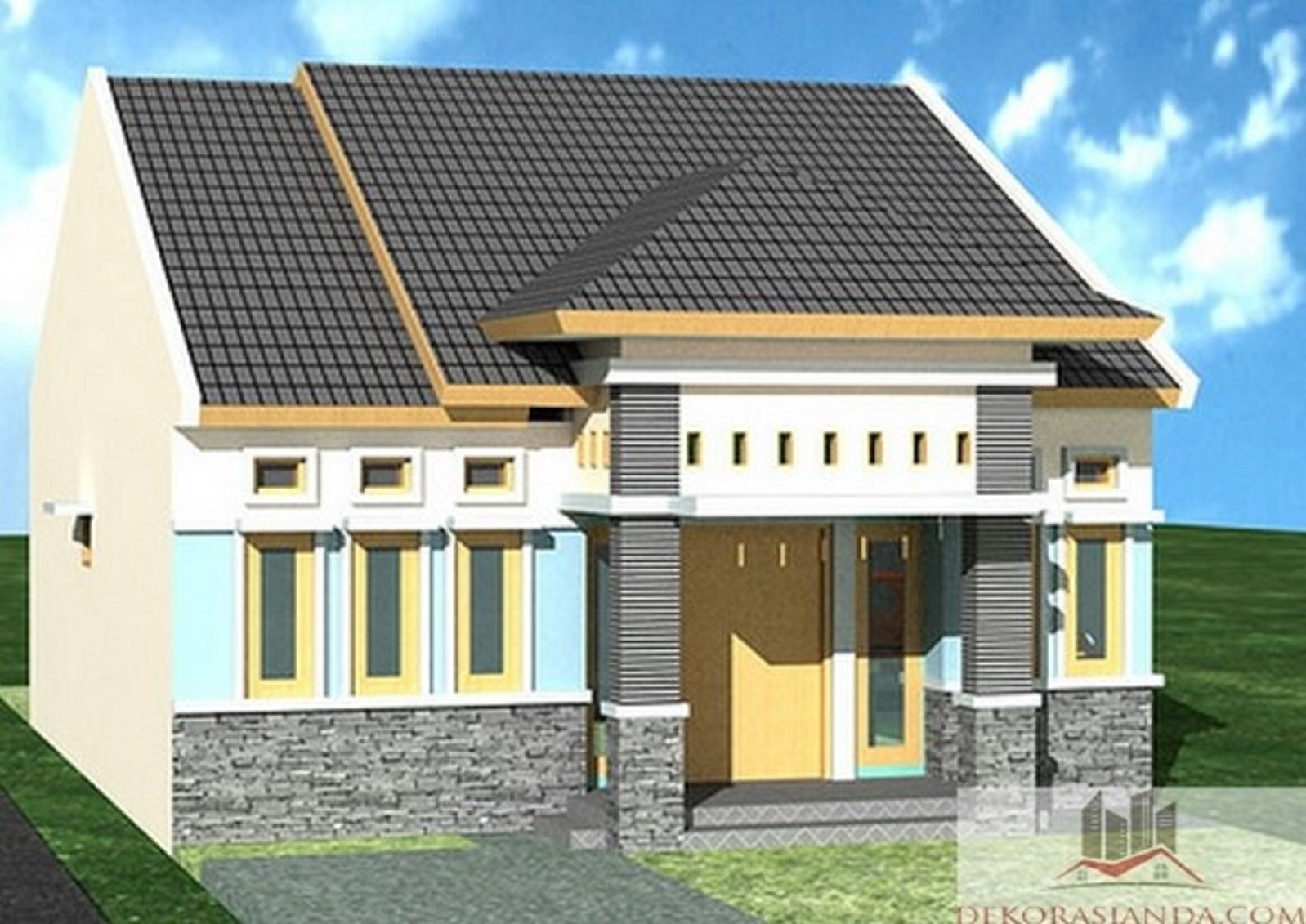 Detail Motif Rumah Sederhana Nomer 32