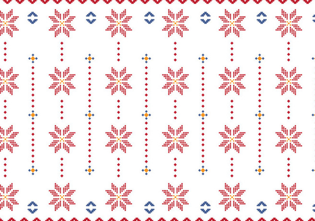 Detail Motif Songket Vector Nomer 23