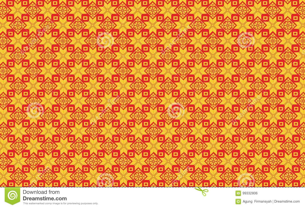 Detail Motif Songket Vector Nomer 28