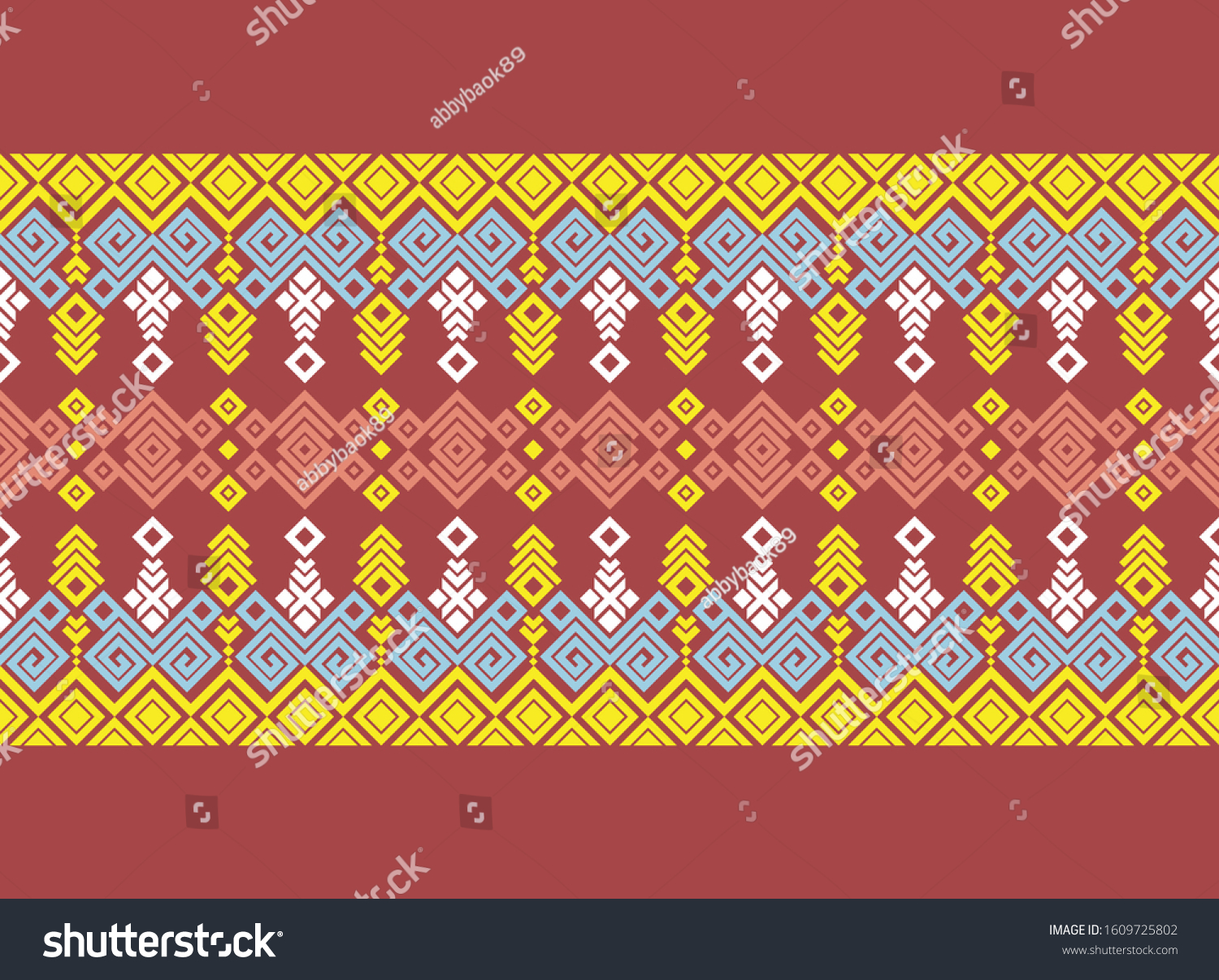 Detail Motif Songket Vector Nomer 36