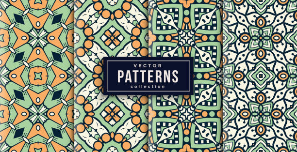 Detail Motif Songket Vector Nomer 53