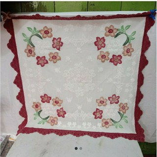 Detail Motif Sulam Taplak Meja Sederhana Nomer 25