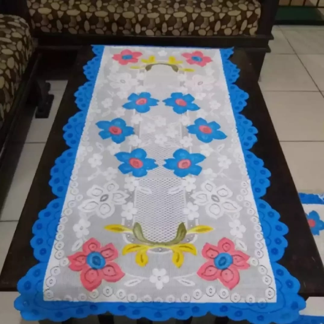 Detail Motif Sulam Taplak Meja Sederhana Nomer 49