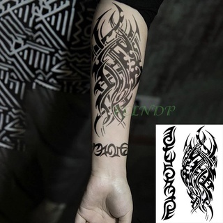 Detail Motif Tato Abstrak Nomer 10