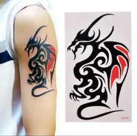 Detail Motif Tato Abstrak Nomer 21