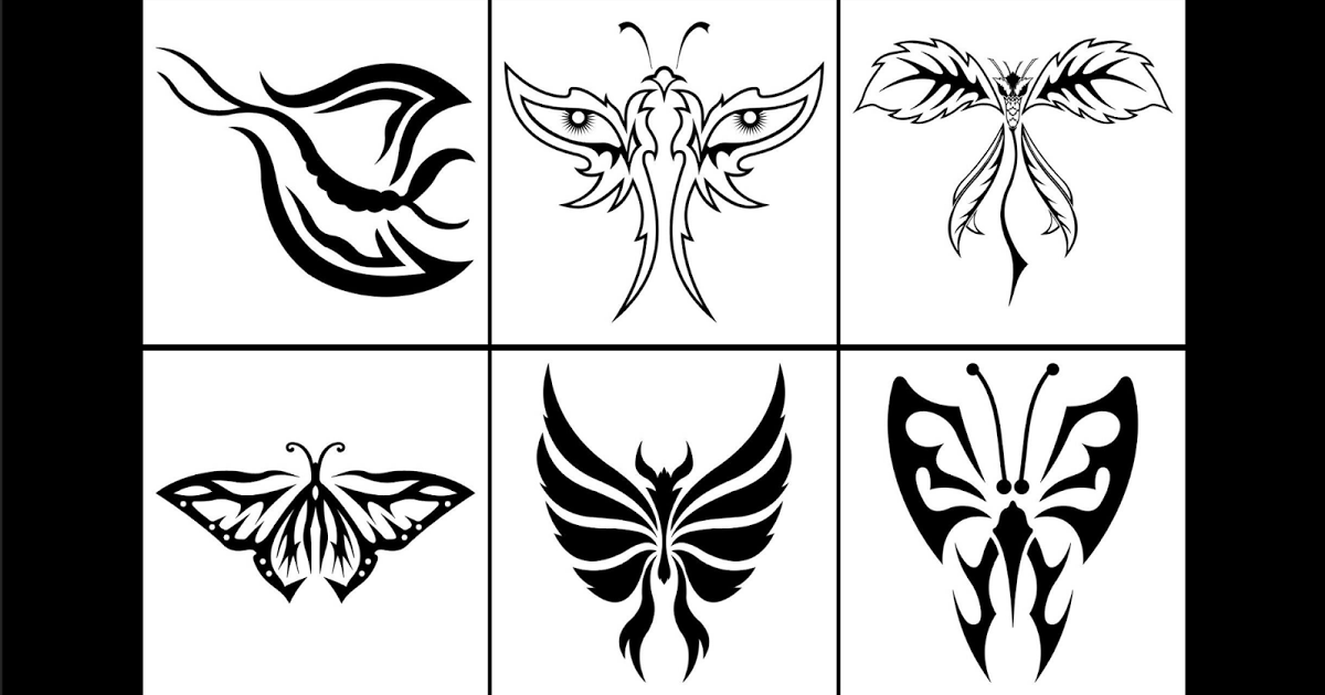 Detail Motif Tato Abstrak Nomer 25